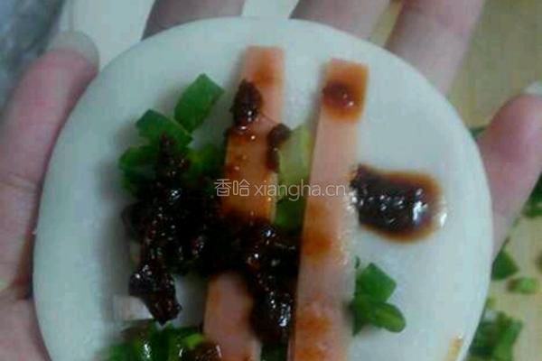 饺子皮煎饼的做法图解4