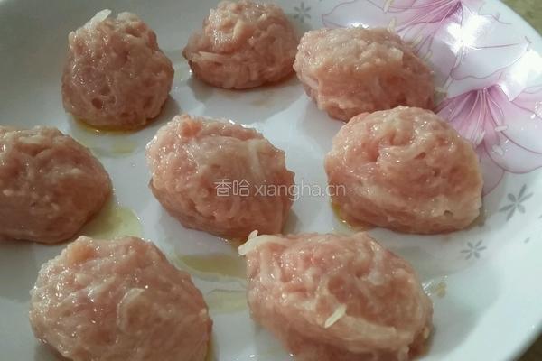 白萝卜肉丸子的做法图解9