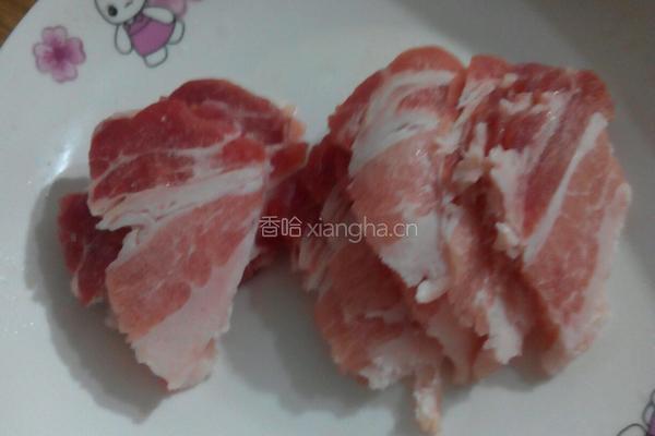 蒜薹炒肉的做法图解1