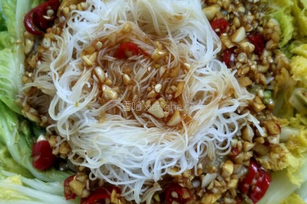 蒜蓉粉丝蒸娃娃菜的做法图解8