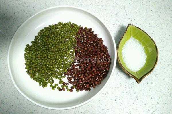 双豆 豆浆的做法图解1