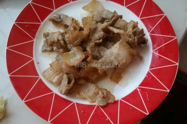 干煸茶树菇肉片的做法图解6