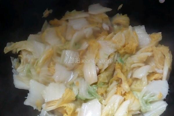 清炒大白菜的做法图解4