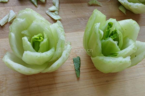 翡翠油菜盏的做法图解2