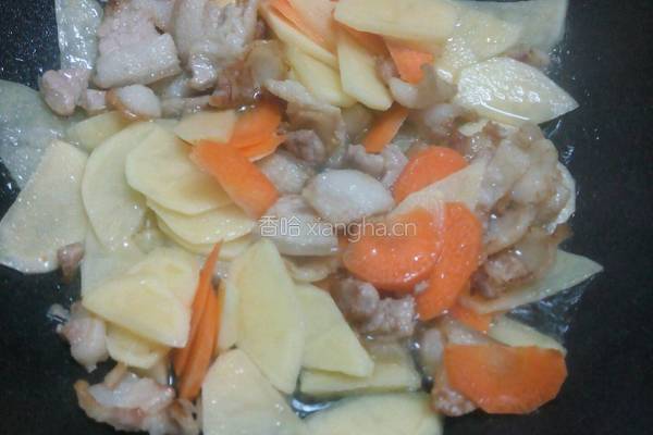 土豆五花肉的做法图解6