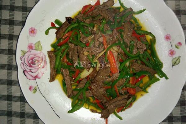 双椒炒牛肉的做法图解11