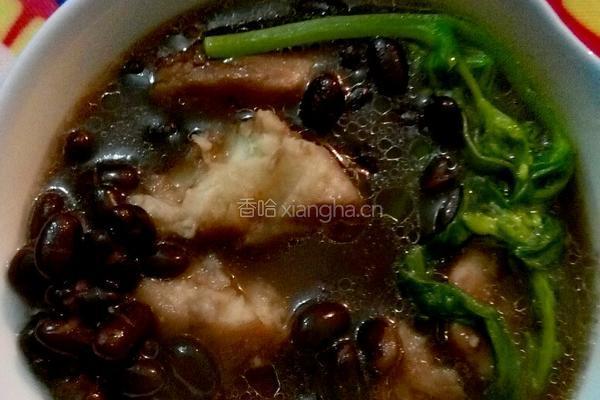 黑饭豆芋头汤的做法图解8