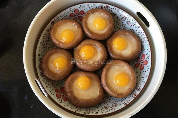 鹌鹑蛋蒸香菇的做法图解3