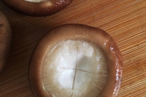 鲜虾香菇盏的做法图解2