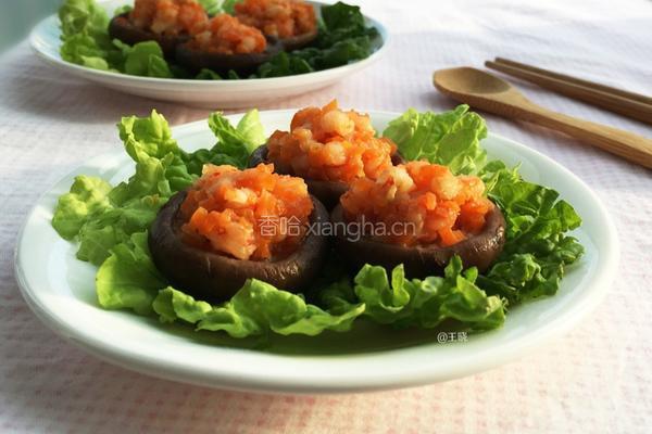 鲜虾香菇盏的做法图解12