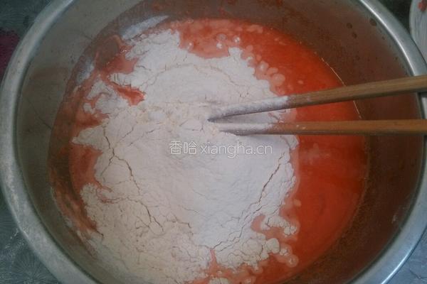 胡萝卜鸡蛋卷饼的做法图解2