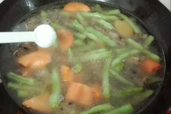 牛腩炖豆角的做法图解8