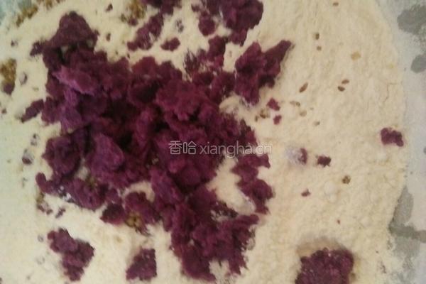 甜紫薯麻叶片的做法图解1
