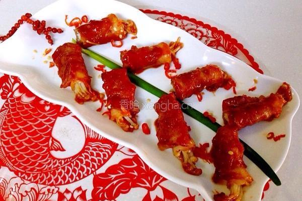 金针菇培根卷的做法图解15