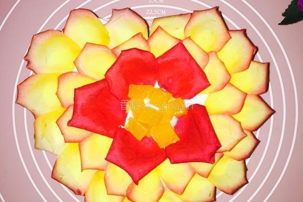 酸奶花瓣戚风蛋糕的做法图解13