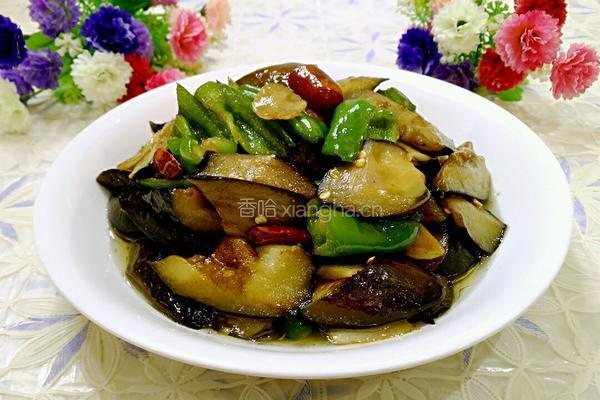 青椒炒茄子的做法图解10