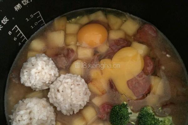 煲仔饭的做法图解9