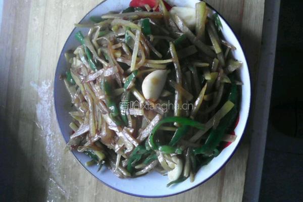 青椒炒土豆