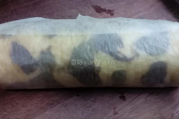 ＃年夜饭＃迷彩蛋糕卷的做法图解25