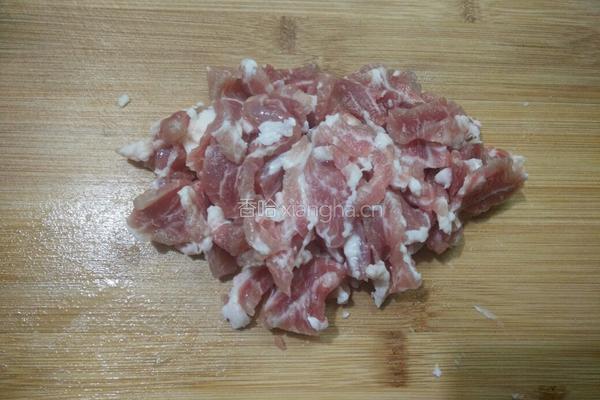 咸肉青笋片的做法图解3