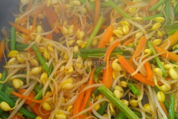  素炒豆芽的做法图解5