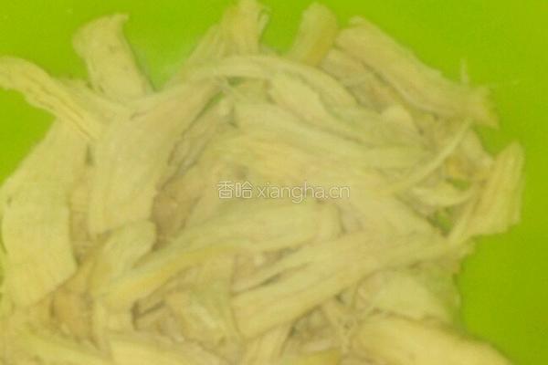 烤喂鸡肉丝的做法图解3