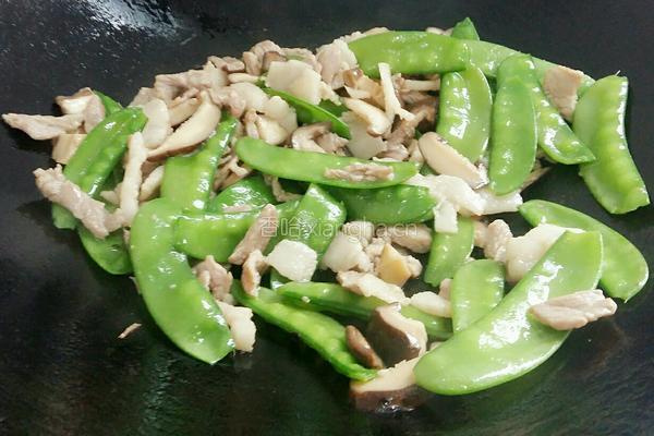 荷兰豆香菇肉片的做法图解10