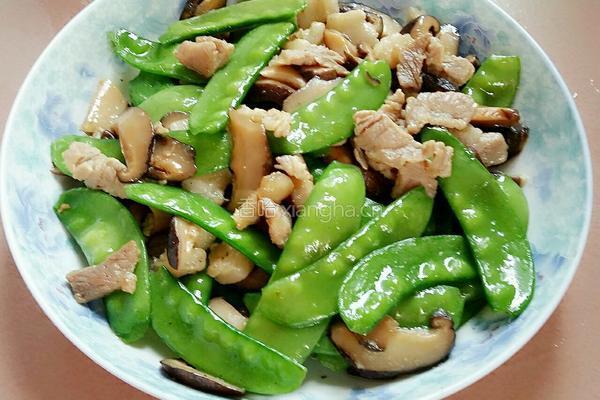 荷兰豆香菇肉片的做法图解11