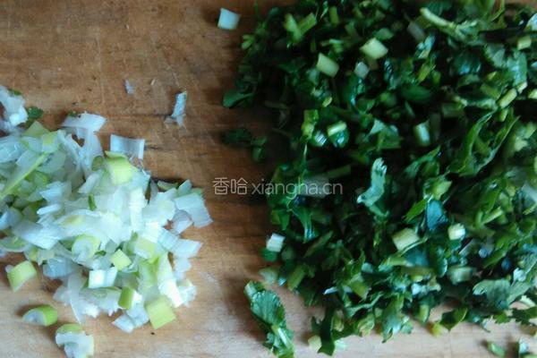 拉瓜鸡蛋馅饼的做法图解4