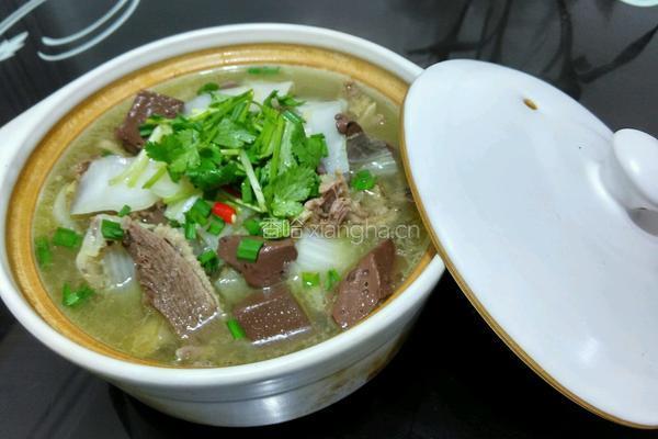 盐水鹅大白菜粉丝煲的做法图解6