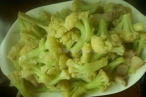 清炒花菜的做法图解5