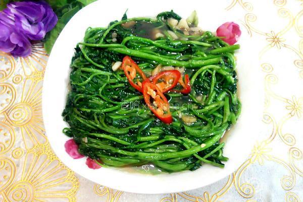 爆炒西洋菜的做法图解6