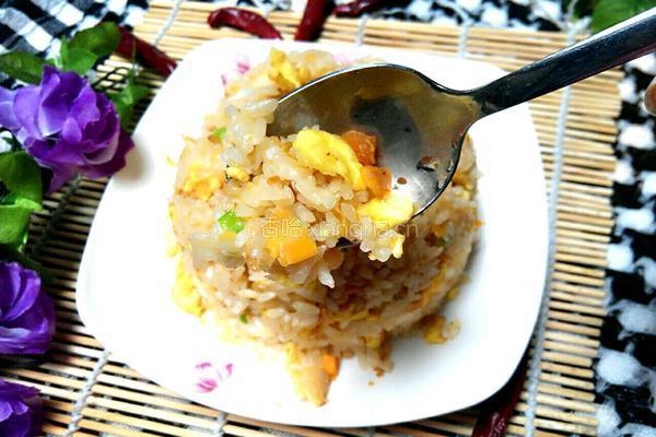 咸鸭蛋炒饭的做法图解8