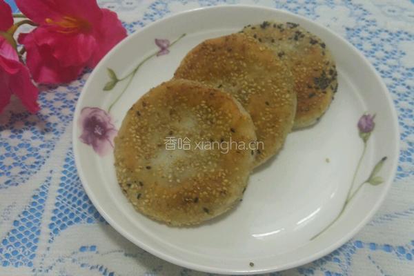 紫薯糯米饼的做法图解5