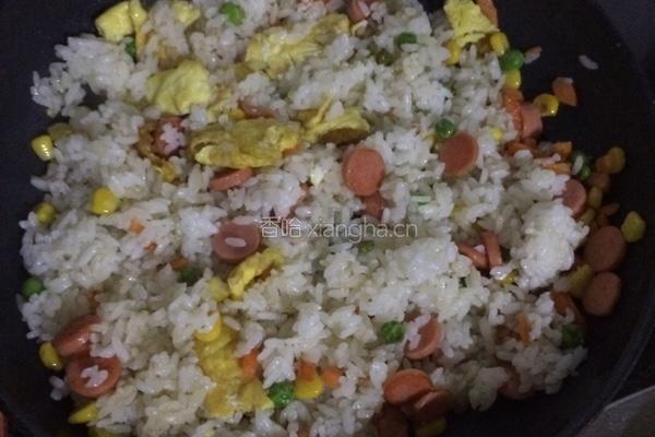 菠萝炒饭的做法图解9