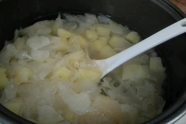 凤梨雪梨银耳羹的做法图解6
