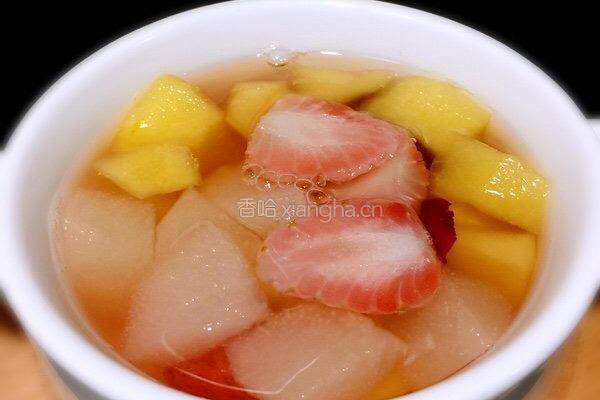 酸甜水果羹的做法图解4
