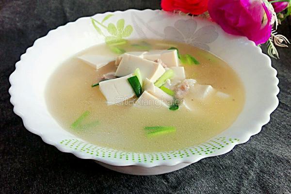 白豆腐瘦肉汤的做法图解6