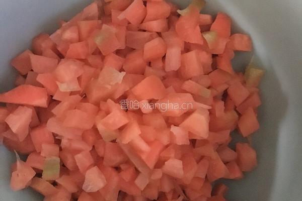 清炒豌豆玉米仁的做法图解3