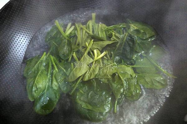 菠菜蛋花汤的做法图解3
