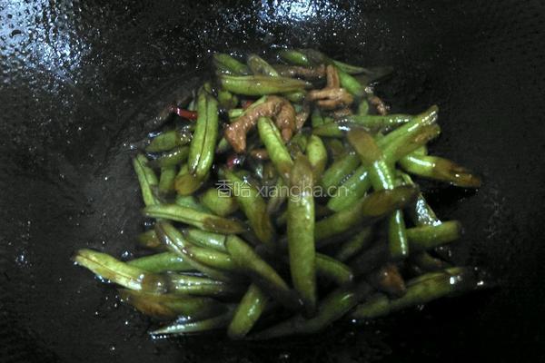 豆角炒肉丝的做法图解5