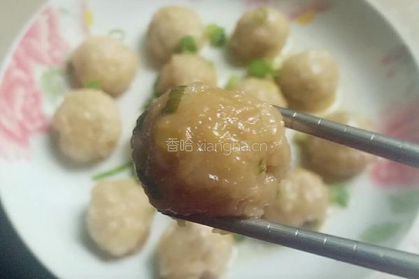 水晶萝卜丸子