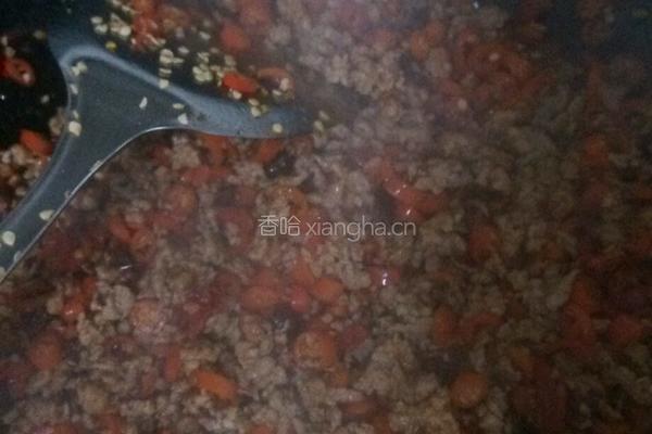鲜辣椒肉酱的做法图解7