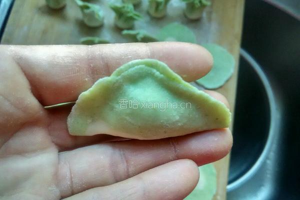“百财”饺子的做法图解9