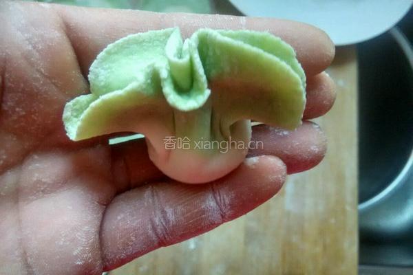 “百财”饺子的做法图解13
