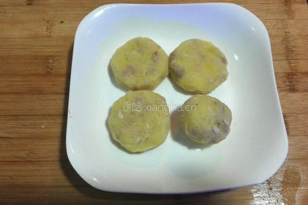 香酥土豆鸡肉饼的做法图解6