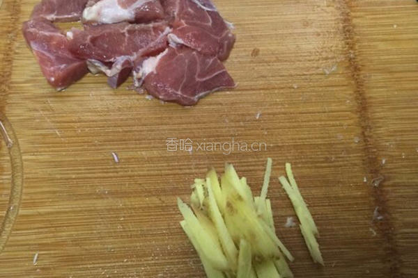 冬笋炒肉片的做法图解3