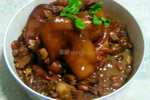 无油无糖花生炖猪脚的做法图解7
