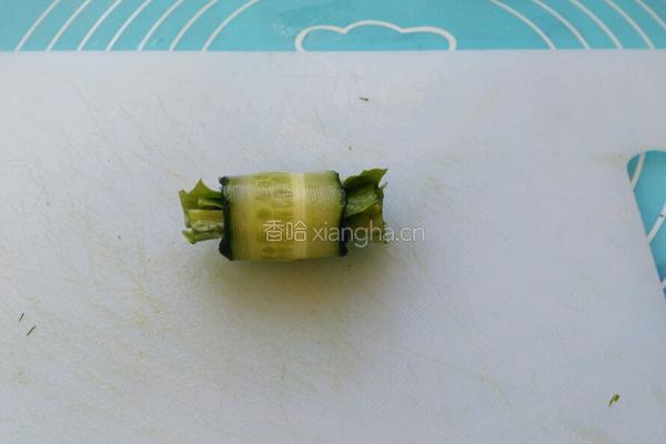 极品黄瓜菜卷的做法图解5