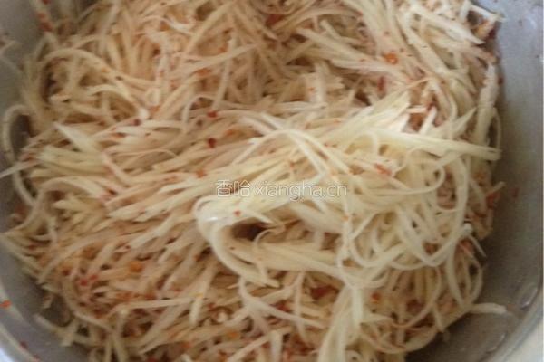 土豆丝饼的做法图解4
